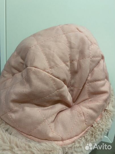 Шапка ушанка и шарф комплект зимний