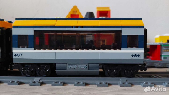 Lego city trains вагоны Вип, пассажирский