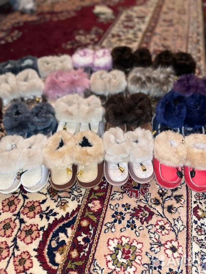 Детские пинетки теплые