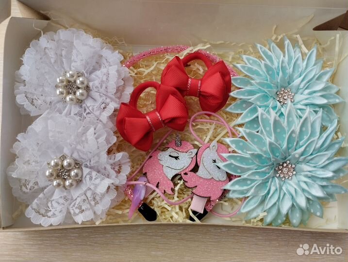 Бантики для волос, наборы