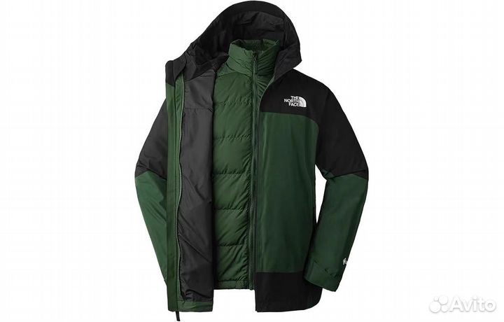 THE north face Windbreaker Jackets Men Green (M)(90)