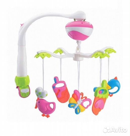 Мобиль музыкальная карусель elefantino