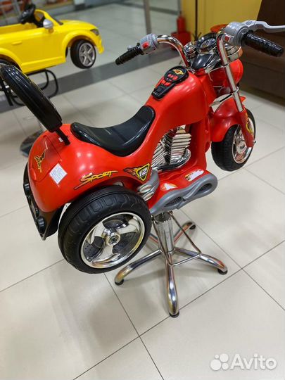 Детское кресло машина,мотоцикл для парикмахерской купить в Нижнем Тагиле