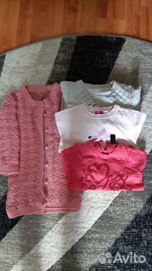 Вещи пакетом для девочки 110-116