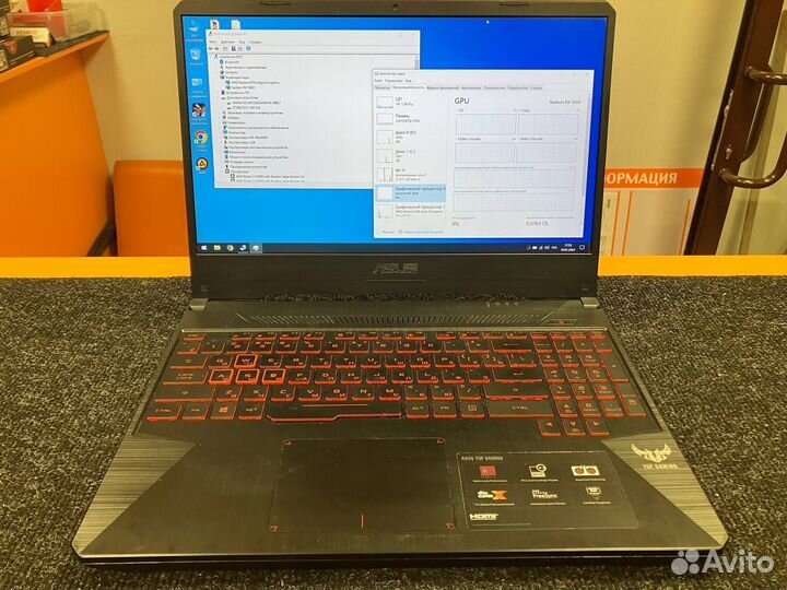 Игровой Asus TUF Gaming Ryzen 5/16GB RAM/256GB SSD