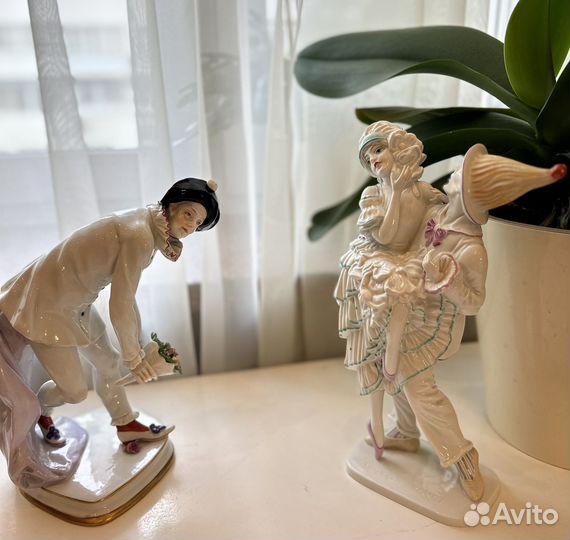 Фарфоровые статуэтки розенталь дефанти пара