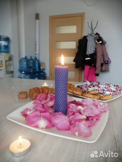 Свечи ручной работы из вощины