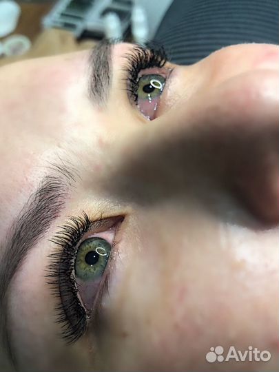 Наращивание ресниц, стрейчинг ресниц