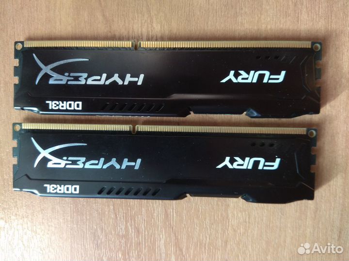 Оперативная память ddr3l 8gb Kingston Hyper X fury