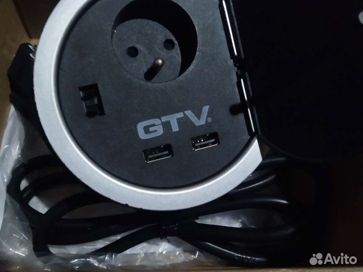 Удлинитель настольный с зарядкой USB 5v2a