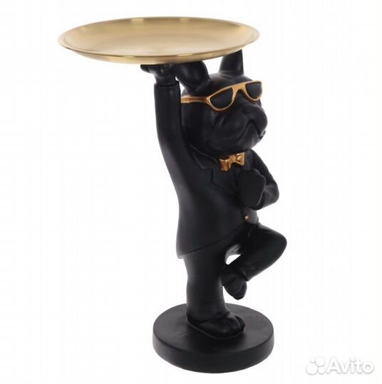 Статуэтка собака с подносом