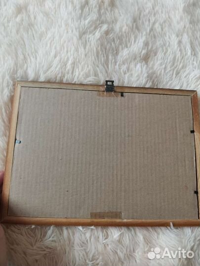 Рама для картины деревянная со стеклом