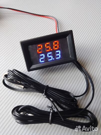 Термометр цифровой - Двойной датчик температуры
