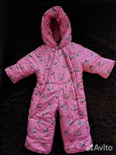 Зимний комбинезон трансформер 74-80