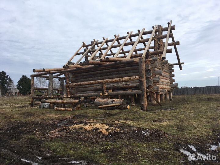 Рубка срубов под заказ