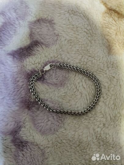 Мужская серебряная цепь, 21.5 см, 925