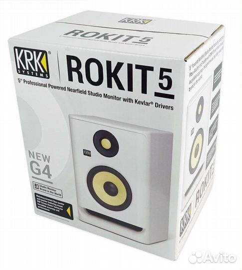 KRK Rokit 5 G4 White студийный монитор