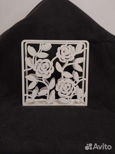 Блюдо- поднос Салфетница посеребрение