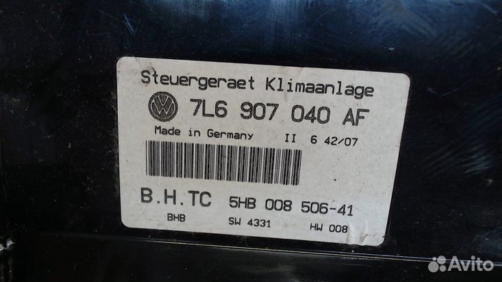 Переключатель отопителя Volkswagen Touareg, 2007