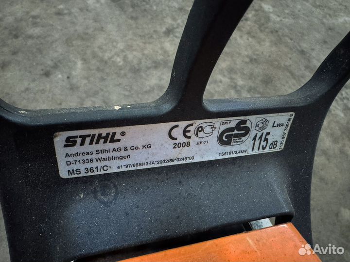 Бензопила stihl ms 361,бу оригенал