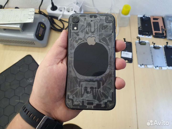 Лазерная замена крышки iPhone