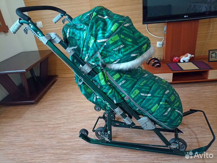 Детские санки коляска