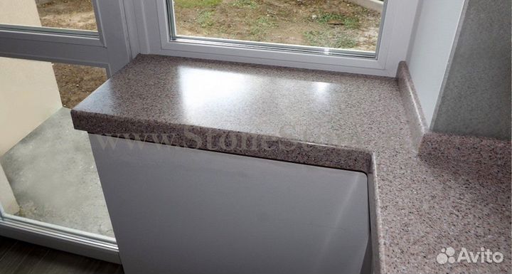 Подоконник из акрила