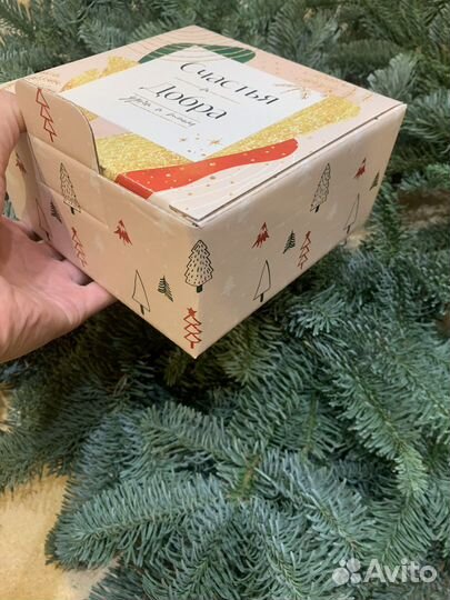 Коробка подарочная новогодняя/ упаковка