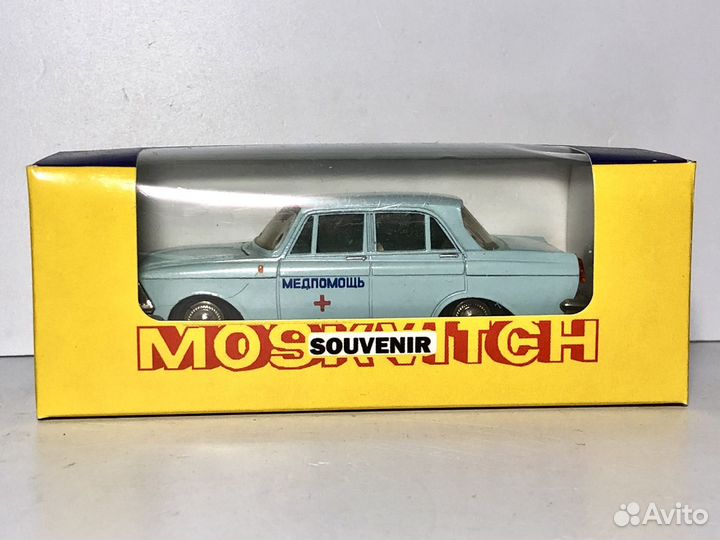 Модель Москвич 408 А1 медпомощь СССР 1:43