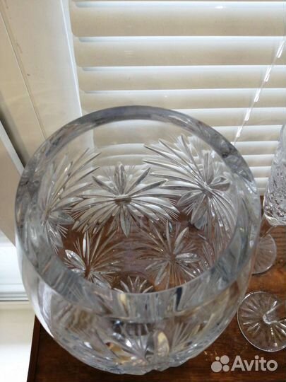 Ваза хрустальная большая СССР