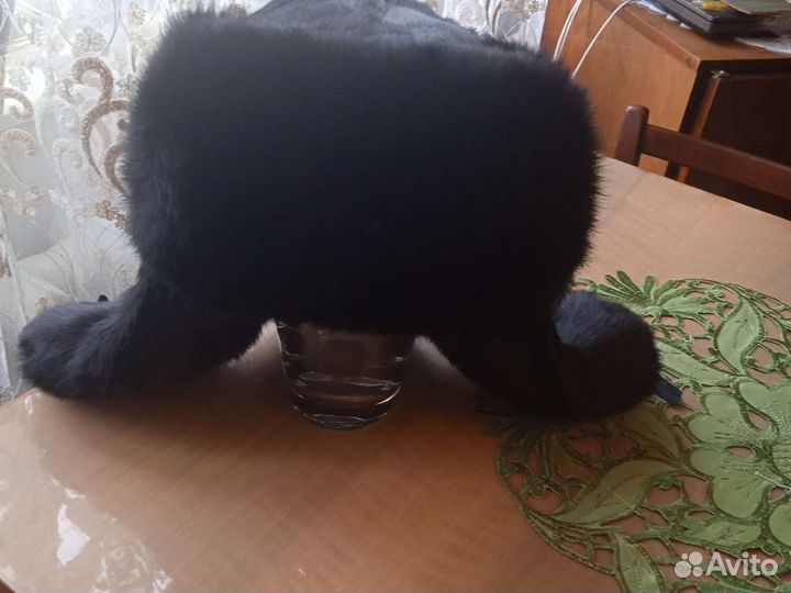 Мужская шапка из кролика