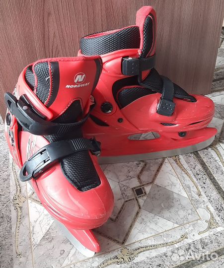 Коньки детские раздвижные 30-33 размер