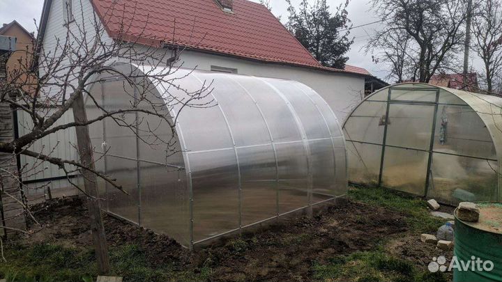 Теплица усиленная 6м поликарбонат,рассрочка,кредит