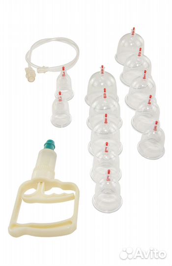 Массажные вакуумные банки для хиджамы с насосом