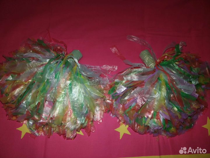 Помпоны для черлидинга, танцев