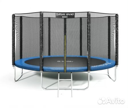 Батут Atlas Sport 435 см (14ft) PRO blue