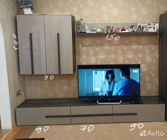 Модульная стенка бу