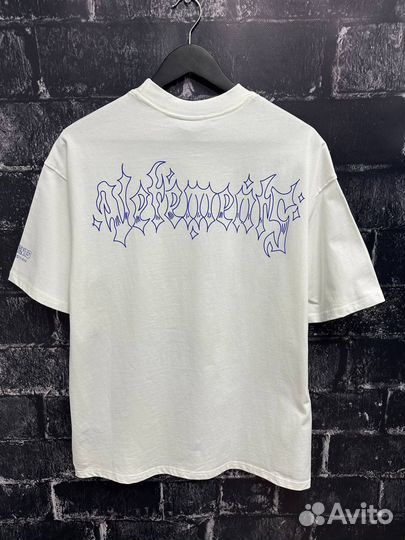 Футболка vetements белая limited