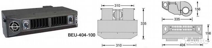 Испаритель BEU 404-100 24V LHD O-Ring с электронны