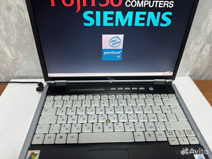 Ретро ноутбук Fujitsu Siemens