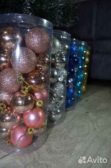 Елочные игрушки шары