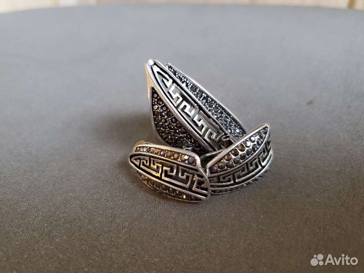 Серьги кольцо. Комплект