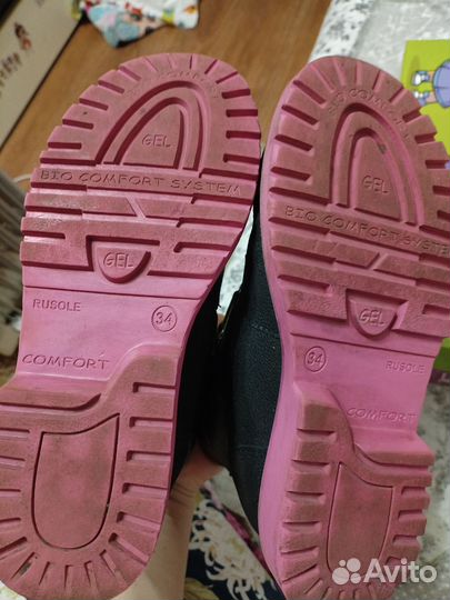 Ботинки ортопедические 34 размер