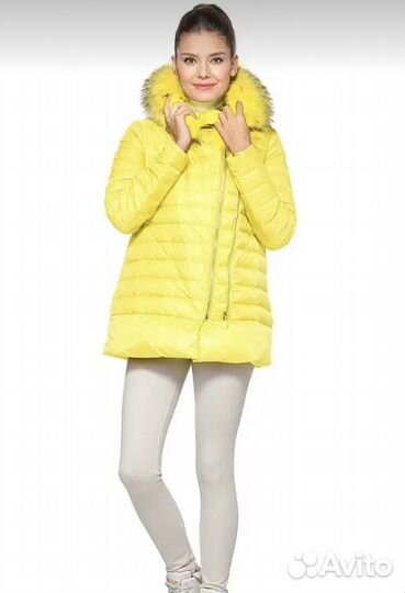 Пуховик женский на пуху 48 50 размер
