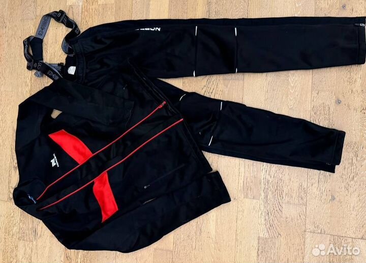 Костюм разминочный Nordski base Black/Red S46