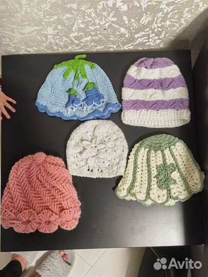 Детская одежда для девочек шапочки