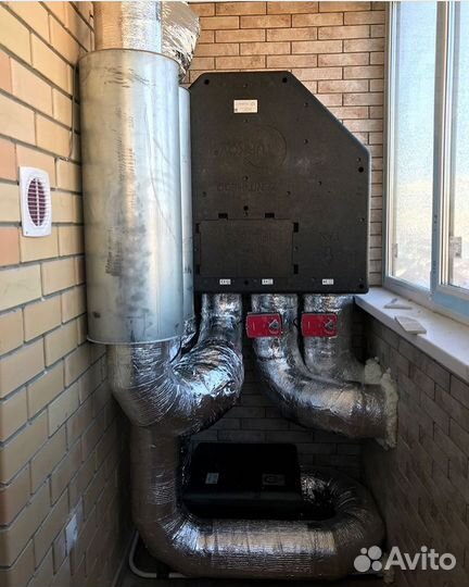 Приточная система вентиляции с установкой