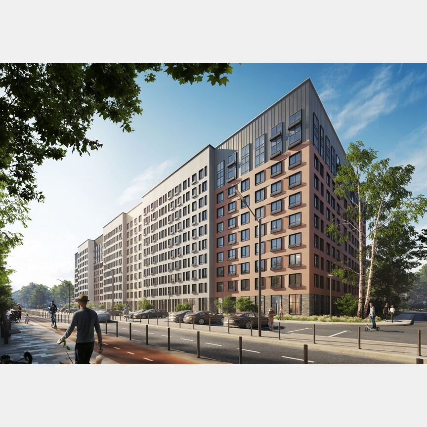 1-к. квартира, 42 м², 13/17 эт.