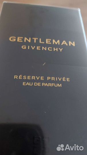 Парфюмерная вода мужская Gentleman Givenchy 100ml