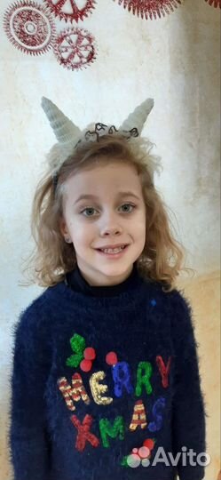 Ободок козлика с рожками